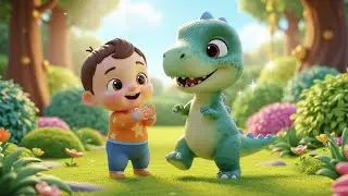 Peekaboo Baby Dinosaur 🦖 | Fun Baby Songs & Nursery Rhymes for Kids | peekaboo song, dinosaur baby