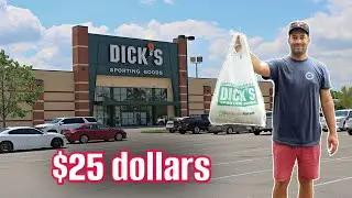 DICKS SPORTING GOODS FISHING BUDGET CHALLENGE / Male Karen Gets Put In His Place
