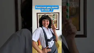 Formas de dormir en clases 🤭✨ #shorts #humor #tiktokvideo #latina #comedia #funny #fyp