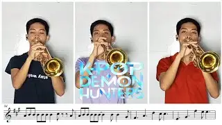 GOLDEN - HUNTR/X On Trumpet with SHEET MUSIC!