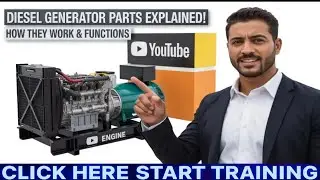 Generator Training | Dg working principle of Electric Generator | Dg parts of generators #generator