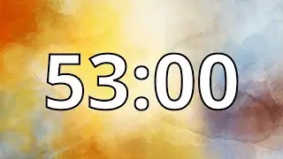 53 Minute Timer with Music | Abstract Timer