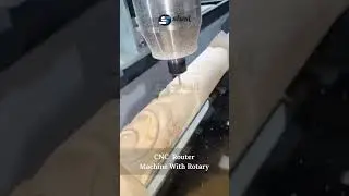 CNC Router Machine with Rotary from Shail Laser Technology Pvt Ltd
