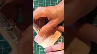 Autumn Leaf Leather Carving #leatherwork #leatherart #art #handmade #leathercraft