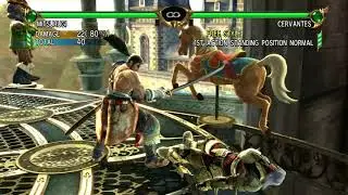 Soul Calibur IV - Wolfkrone Stage Ring Out Glitch