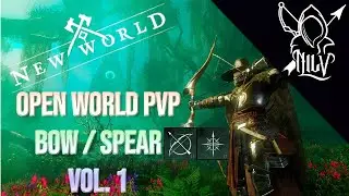 New World CBT⚔️ ▲ Open World PVP Montage with Bow / Spear VOL. 1