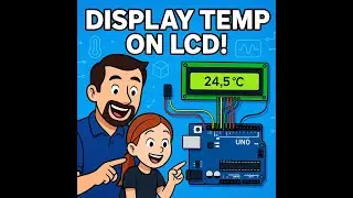 Display Temperature on an LCD with Arduino in Tinkercad! 🌡️📟