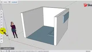 baño en Sketchup