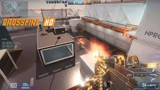 CrossFire HD CFHD - M249 Minimi vs Dark Village Map Hero Mode Gameplay - CBT3 2020