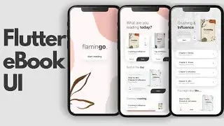 eBook Online Book Reading App - Flutter UI - Speed Code