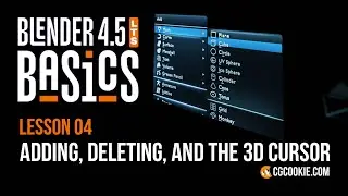 Adding, Deleting, and the 3D Cursor in Blender - BLENDER 4.5 BASICS (part 4)