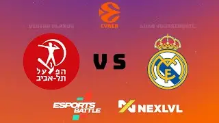 CyberEuroleague 25-26 LIVE | Hapoel Tel Aviv - Real Madrid | Viktor Vladov - Luka Vujasinovic