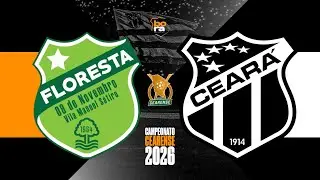🚨AO VIVO! FLORESTA x CEARÁ! 🔥 ESTREIA NO CAMPEONATO CEARENSE 2026!