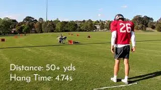 Matt Bromell Prokick Australia Punter - Training Film 11-18-18