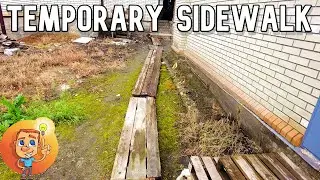 Temporary Sidewalk - How to make temporary sidewalk