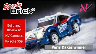 LEGO MOC Build and Review of Porsche 959 Paris-Dakar winner from 1986 by NV Carmocs