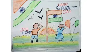 Republic Day Drawing | 26 January Drawing