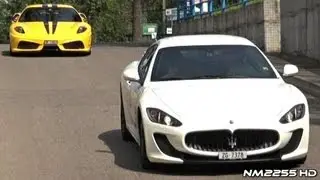 Maserati MC Stradale & Ferrari 430 Scuderia Exhaust Note
