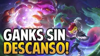 LOS GANKEO SIN PARAR TODO EL JUEGO | League of Legends | NUNU