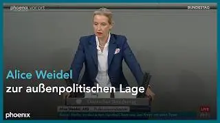 Alice Weidel zur Regierungserklärung von Friedrich Merz zur außenpolitischen Lage am 29.01.26
