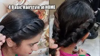 4-Elegant Hairstyles To Get Everyday New look | new easy Hairstyles For Girls | new hairstyle