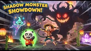 Join Bao the panda and Luffy vs The Shadow Circus Monster - Animated Adventure Short