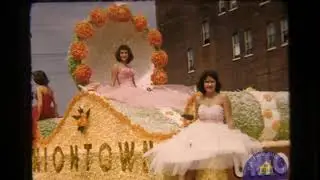 Connellsville PA Parade 1950s found film home movie clip