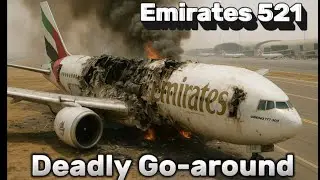 DEADLY GO AROUND | Emirates 521 crash in dubai (With real video)