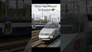 TGV Atlantique + VB2N &agrave; Paris ! #train #trainspotting
