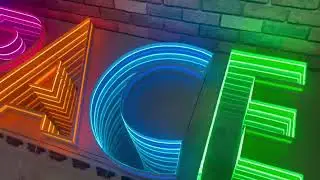 Custom Infinity Mirror Channel Letters  Multi Color LED Business Signs