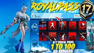 &ldquo;BGMI A17 Royal Pass 😱 Level 1 to 100 Rewards | Mythic Outfit & Free RP Items!&rdquo;