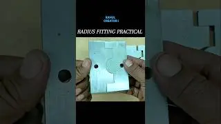 RADIUS FITTING PRACTICAL 🤯 | #iti #fitter