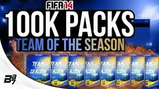 INSANE 100K PACKS w/ TOTS PLAYERS!!! | FIFA 14 Ultimate Team Pack Opening