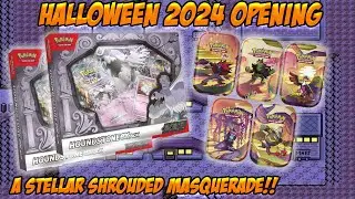 Halloween 2024 Pok&eacute;mon Card Opening - Stellar Crown, Shrouded Fable, & Twilight Masquerade!