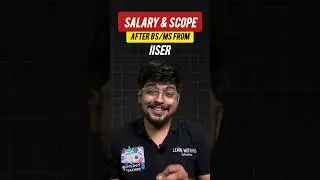 Salaries and Scope after the BS & MS from IISER| IAT 2025 | How much They Earn ? #iiser #iat2025