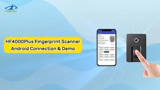 HF4000Plus Fingerprint Scanner Demo | Android Connection & Fast Recognition
