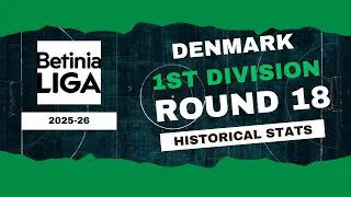 Denmark | 1st Division Stats Round 18 2025-26 | Historical Stats | OverGolStats