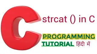 String Concatenate Function - strcat | strcat in c programming