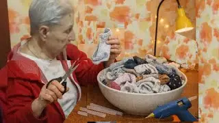ДЕМЕНЦИЯ :..Делаем с Мамой Продаём и Зарабатываем)СТАРЫЕ НОСКИ не ВЫБРАСЫВАЕМ #деменция #мама #147s