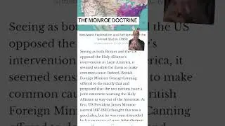 THE WRETCHED HISTORY OF THE MONROE DOCTRINE ##monroedoctrine#ushistory #latinamerica #neocolonialism