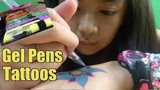 Gel Pens Tattoos
