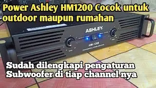 Tes power ashley HM 1200 plus subwoofer