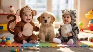 Dudi Dudi Dam Dam Dance | Funny Kids Videos | Kids & Babies Rhymes