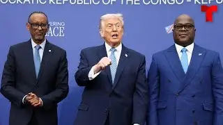 Trump hosts Rwanda and Congo for the signing of a peace agreement | Telemundo English