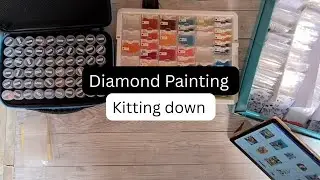 Diamond Painting Kitting down | lasst uns ein paar Steinchen weck sortieren