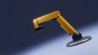 Hydraulic crane blender 3d satisfaction video 2023
