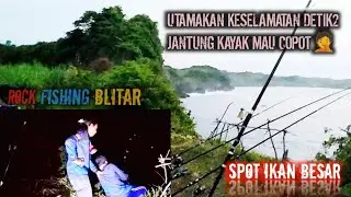 Menegangkan saat menaikan ikan besar ,di spot tinggi 😱,apakah jantung aman jika begini!!
