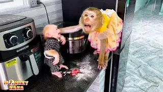 Monkey Kaka's Frustration: Dealing with Monkey Mit's Chaos