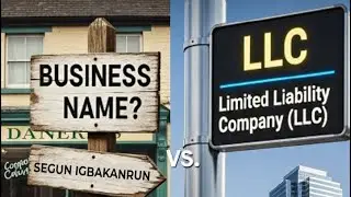 Should you register a Business Name or a Limited Liability Company (LTD / LLC)? #LLCvsBusinessName