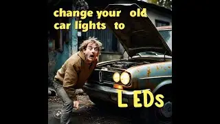How to change your old halogen car headlights to LEDs | Plus noise test!